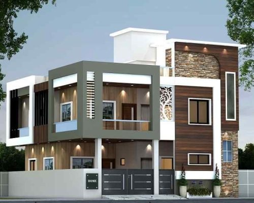 Bungalow-Elevation-Design-First-Floor-And-Ground-Floor